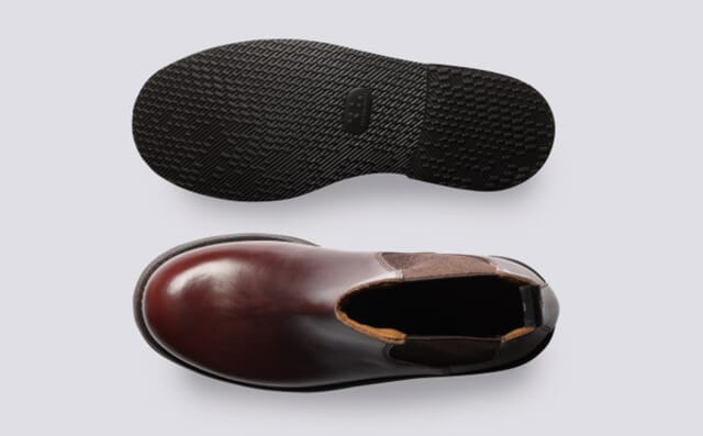 Grenson Ziggy | Mens Chelsea Boots In Brown Pull Up Leather