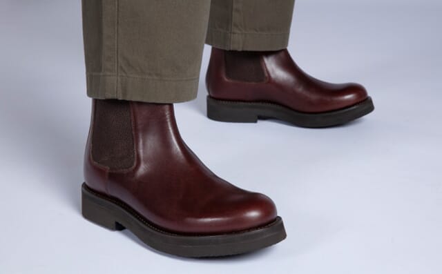 Grenson Ziggy | Mens Chelsea Boots In Brown Pull Up Leather