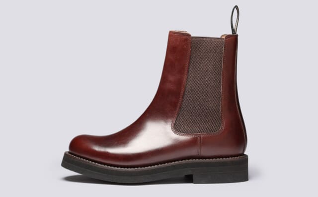 Grenson Zira | Womens Chelsea Boots In Tan Pull Up Leather