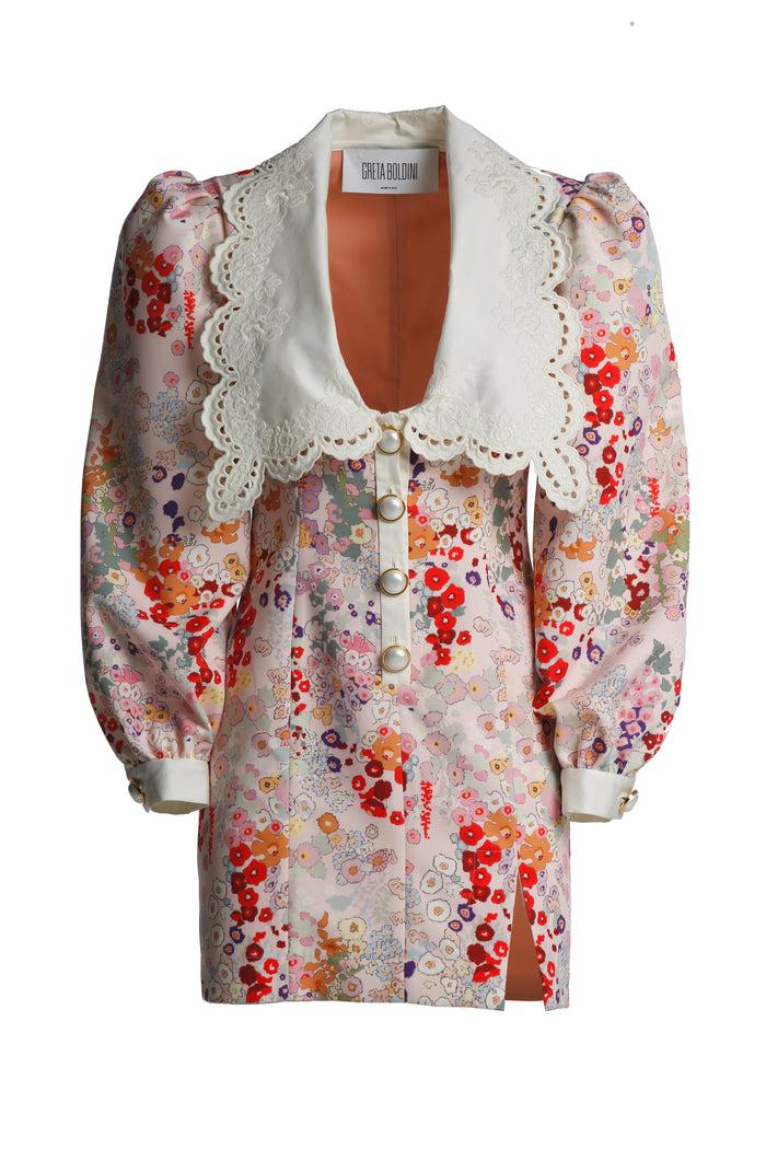 greta boldini CANDY FLORAL PRINTED MINI DRESS