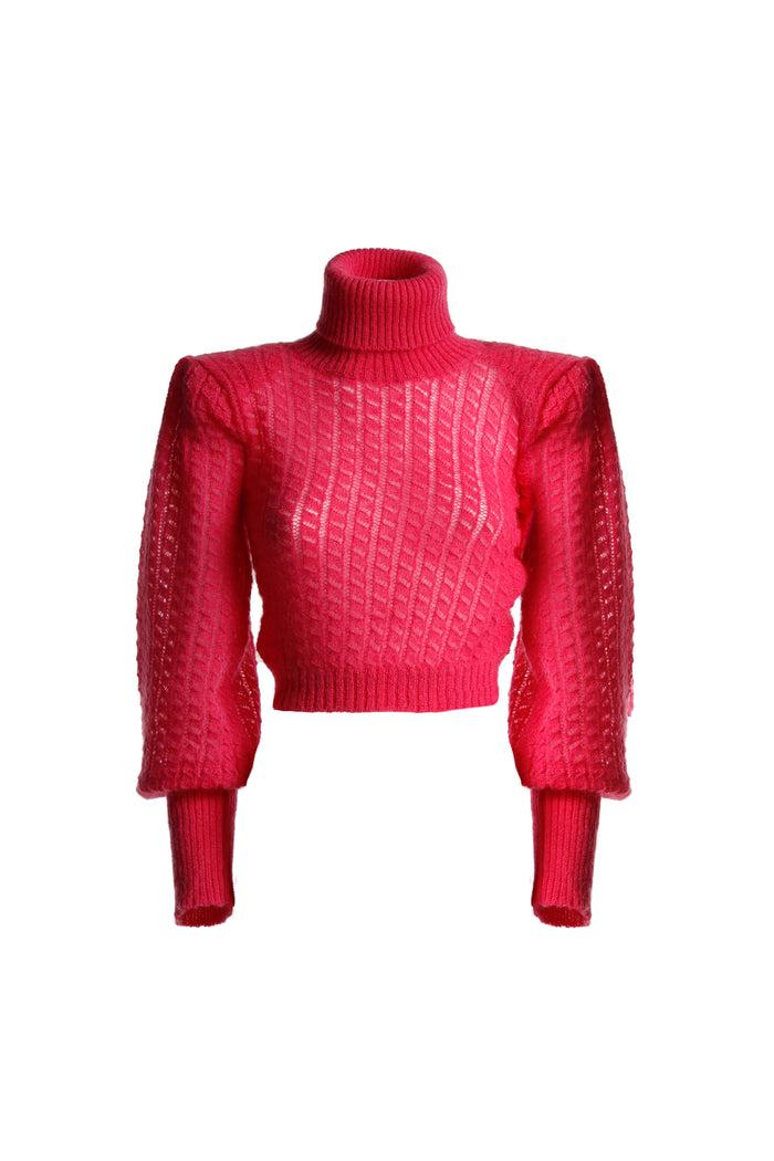 greta boldini GLASSA FUCSIA SWEATER