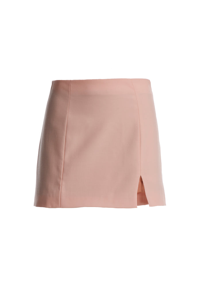 greta boldini SUZETTE SOFT PINK MINI SKIRT