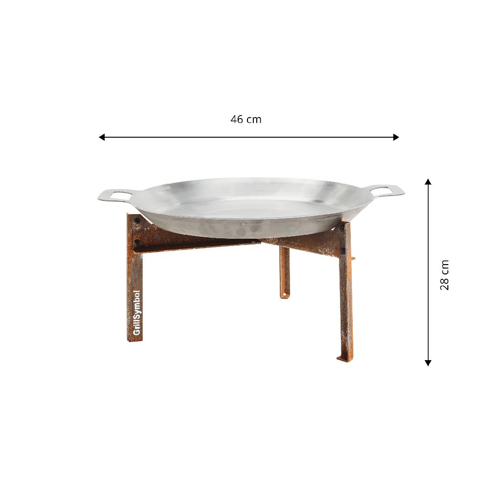 grillsymbol GrillSymbol Campfire Skillet Stark Set ø 46 cm
