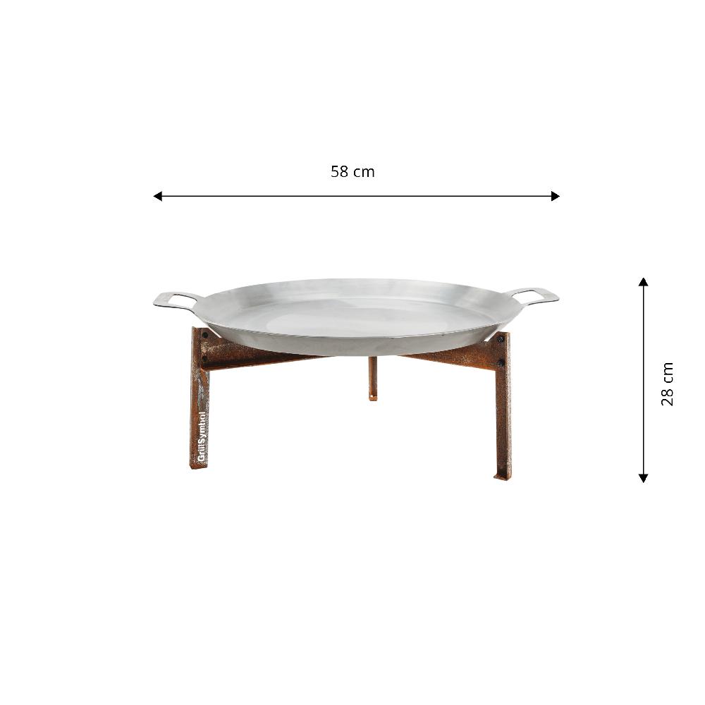 grillsymbol GrillSymbol Campfire Skillet Stark Set ø 58 cm