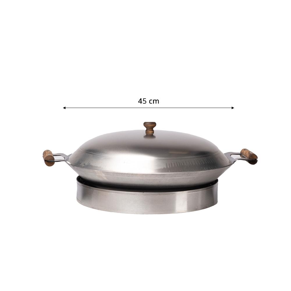 grillsymbol GrillSymbol Cataplana pan+adapter WS-450 inox CAT