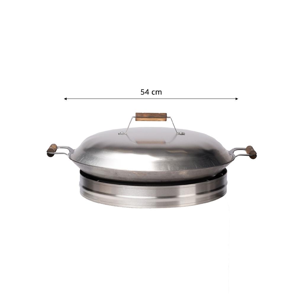 grillsymbol GrillSymbol Cataplana pan+adapter WS-545 inox CAT