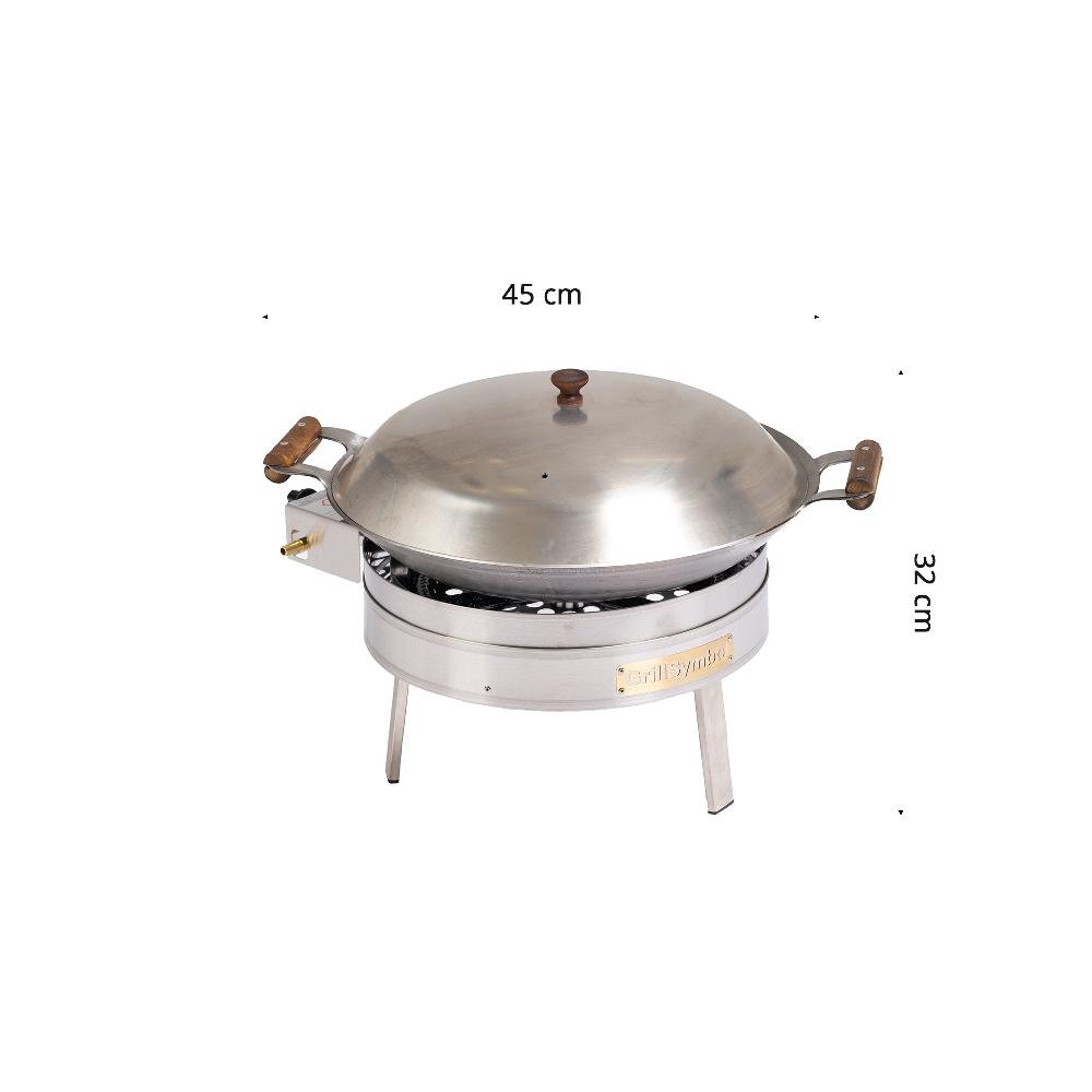 grillsymbol GrillSymbol Cataplana Set PRO-450 inox CAT