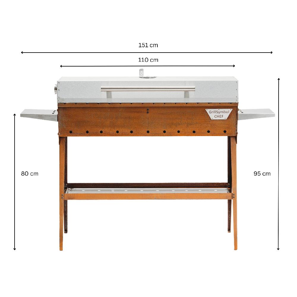 grillsymbol GrillSymbol Charcoal Grill Chef XL – SPECIAL OFFER