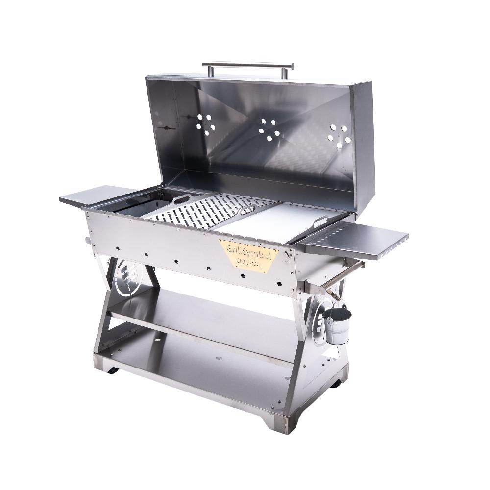 Grillsymbol GrillSymbol Charcoal Grill Chef XXL Silver