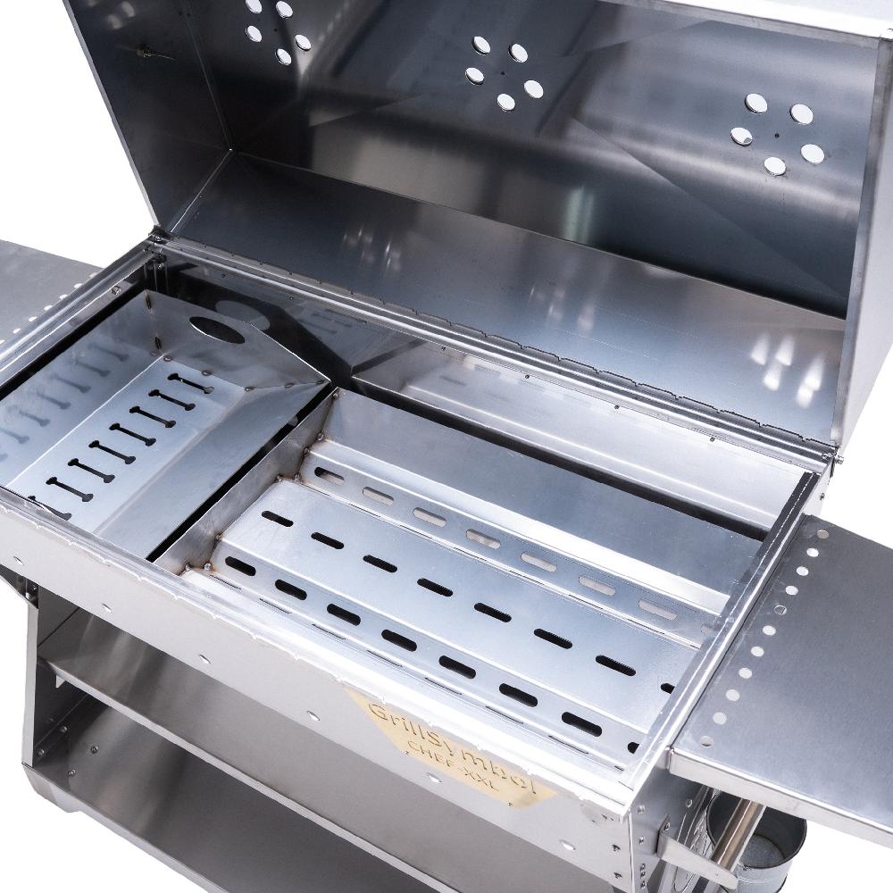 Grillsymbol GrillSymbol Charcoal Grill Chef XXL Silver