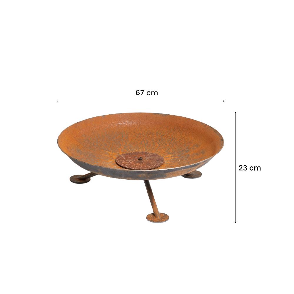 Grillsymbol GrillSymbol Cor-Ten Steel Fire Pit Alta