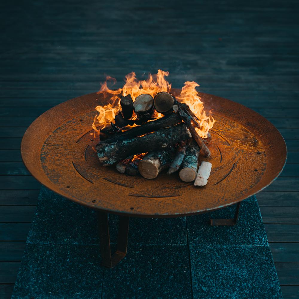 Grillsymbol GrillSymbol Cor-Ten Steel Fire Pit Elegante XL