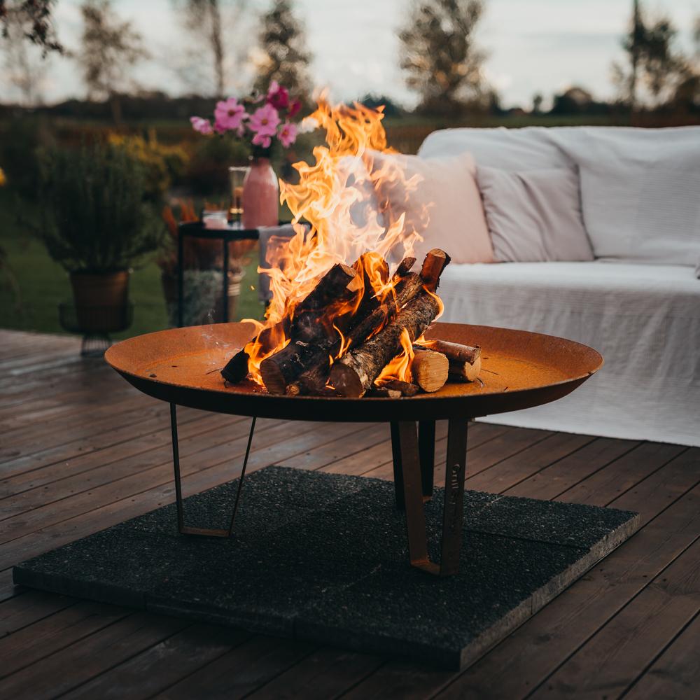 grillsymbol GrillSymbol Cor-Ten Steel Fire Pit Elegante XL