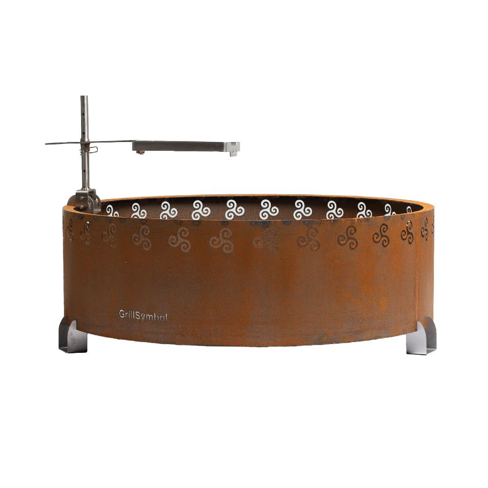 Grillsymbol GrillSymbol Cor-Ten Steel Fire Pit Legend XL