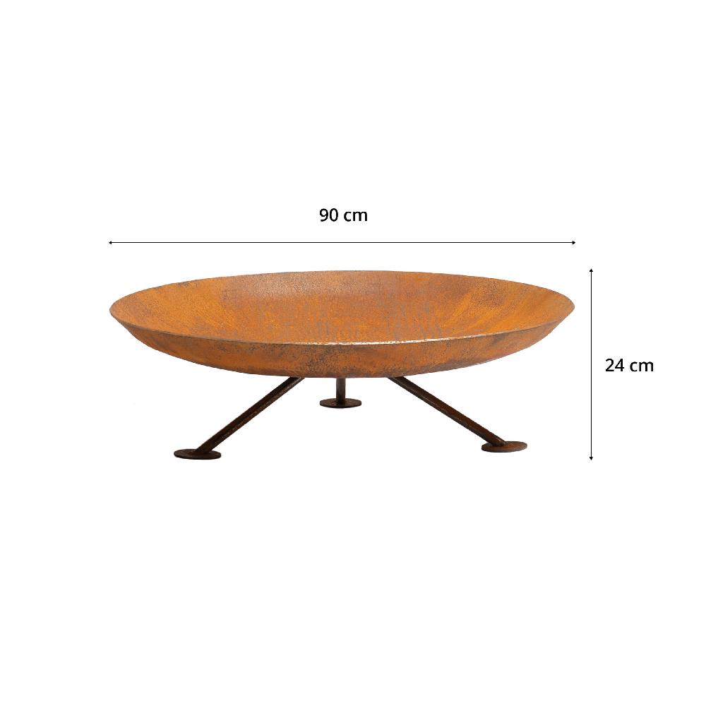 Grillsymbol GrillSymbol Corten Steel Fire Pit Alta XL ø 90 Cm