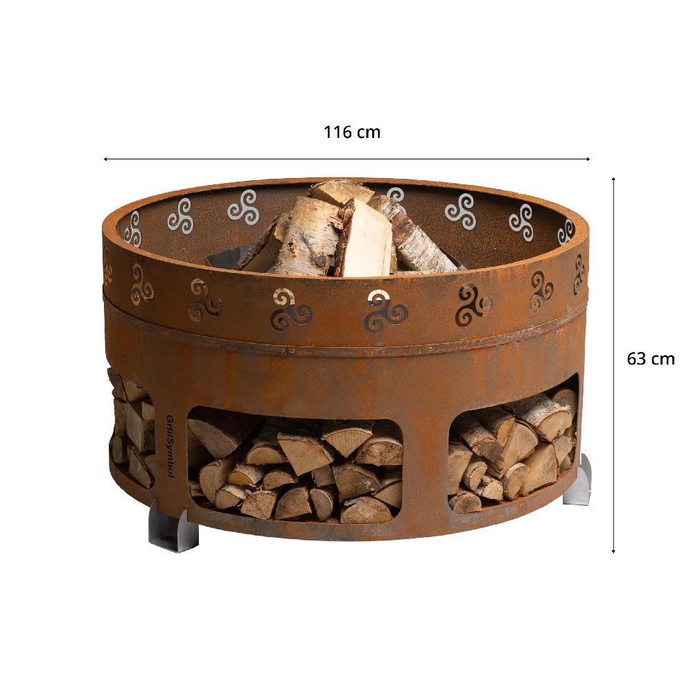 Grillsymbol GrillSymbol Corten Steel Fire Pit Antigo