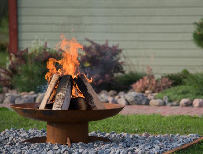 Grillsymbol GrillSymbol Corten Steel Fire Pit Chiaro