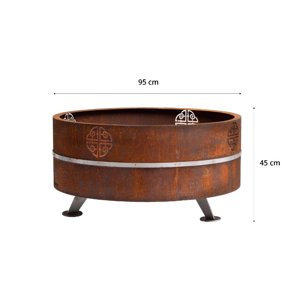 Grillsymbol GrillSymbol Corten Steel Fire Pit Lucas