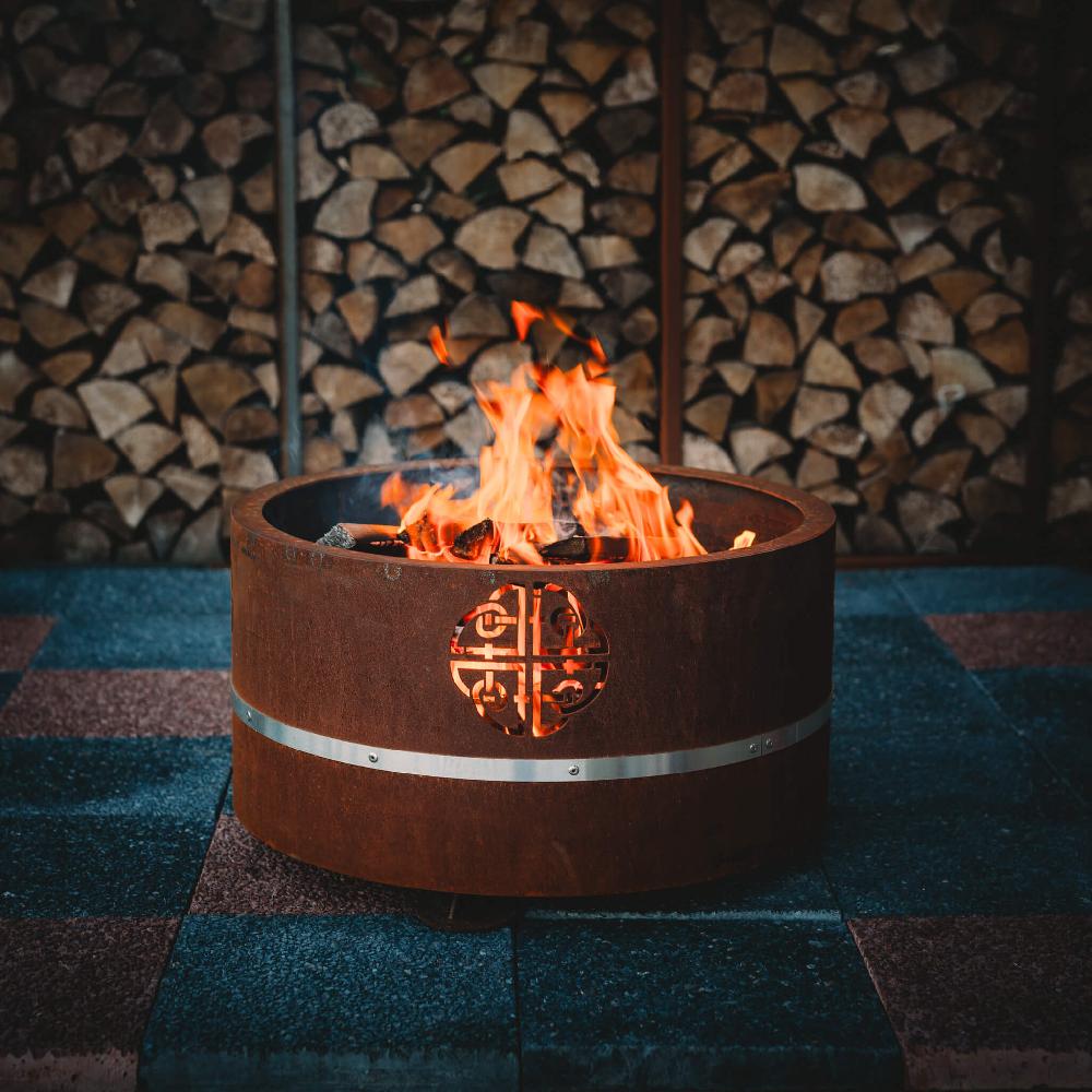 Grillsymbol GrillSymbol Corten Steel Fire Pit Lucas Mini