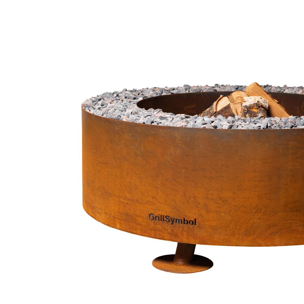 Grillsymbol GrillSymbol Corten Steel Fire Pit Luna + GIFTS