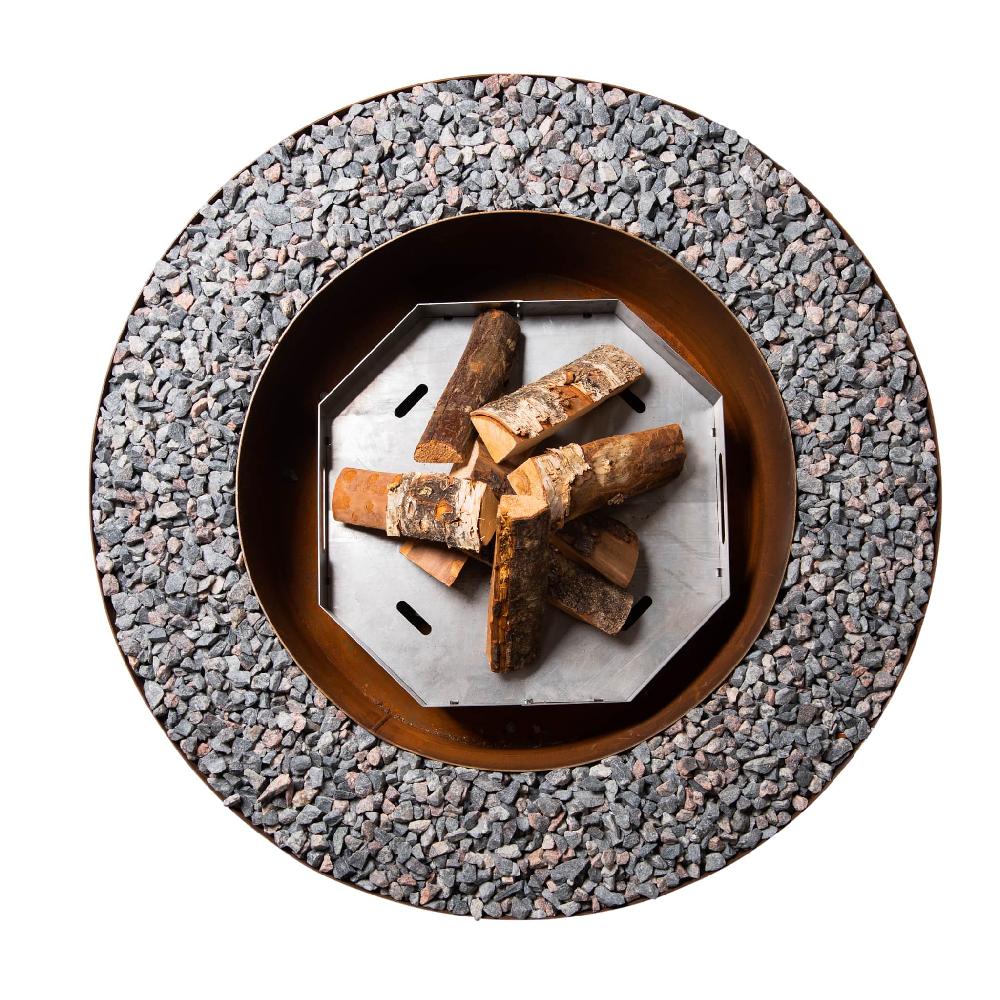 Grillsymbol GrillSymbol Corten Steel Fire Pit Luna + GIFTS
