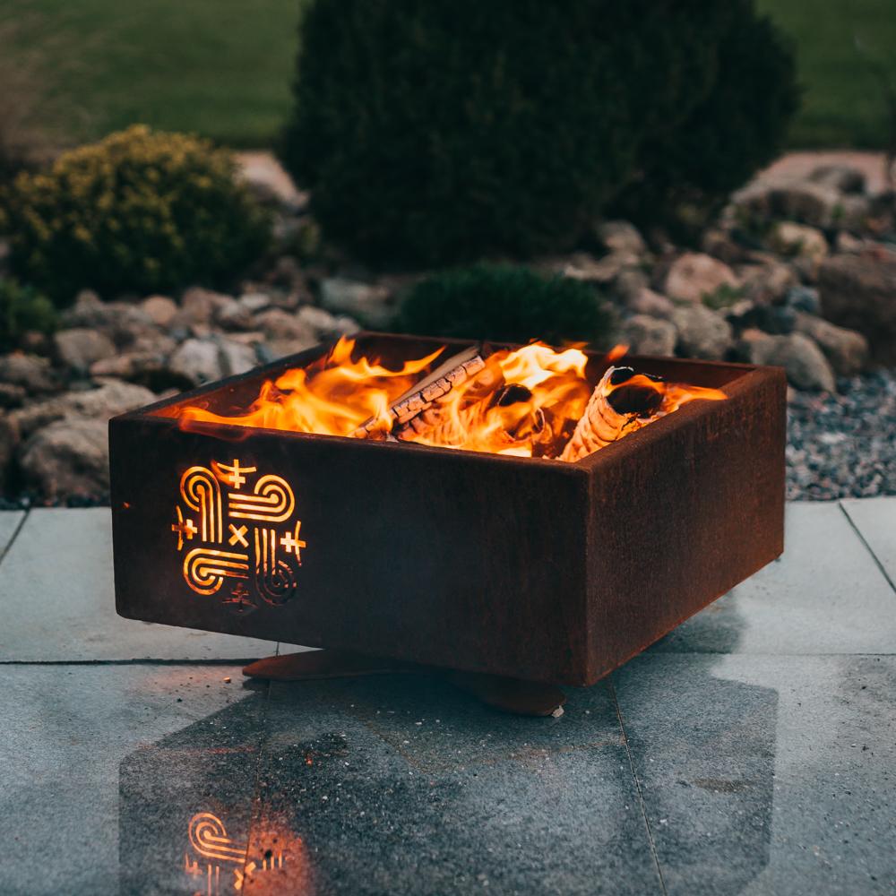 grillsymbol GrillSymbol Corten Steel Fire Pit Piazza