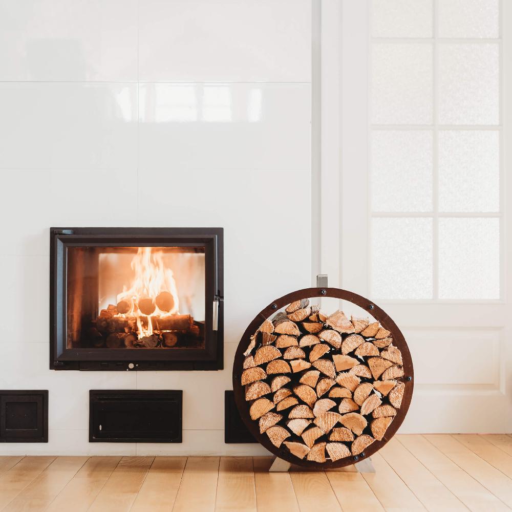 grillsymbol GrillSymbol Corten Steel Firewood Basket Hugo ø 58 cm