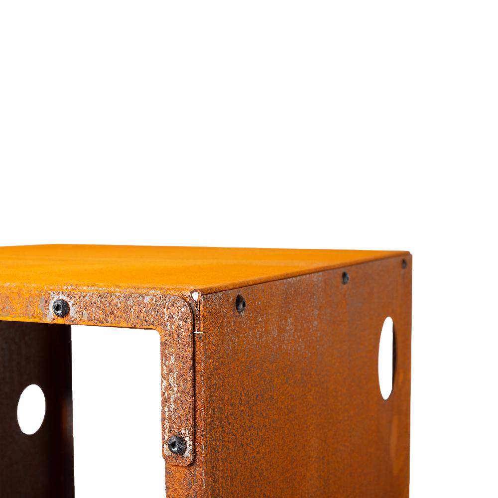 Grillsymbol GrillSymbol Corten Steel Firewood Rack WoodStock-M 60*37*106 Cm