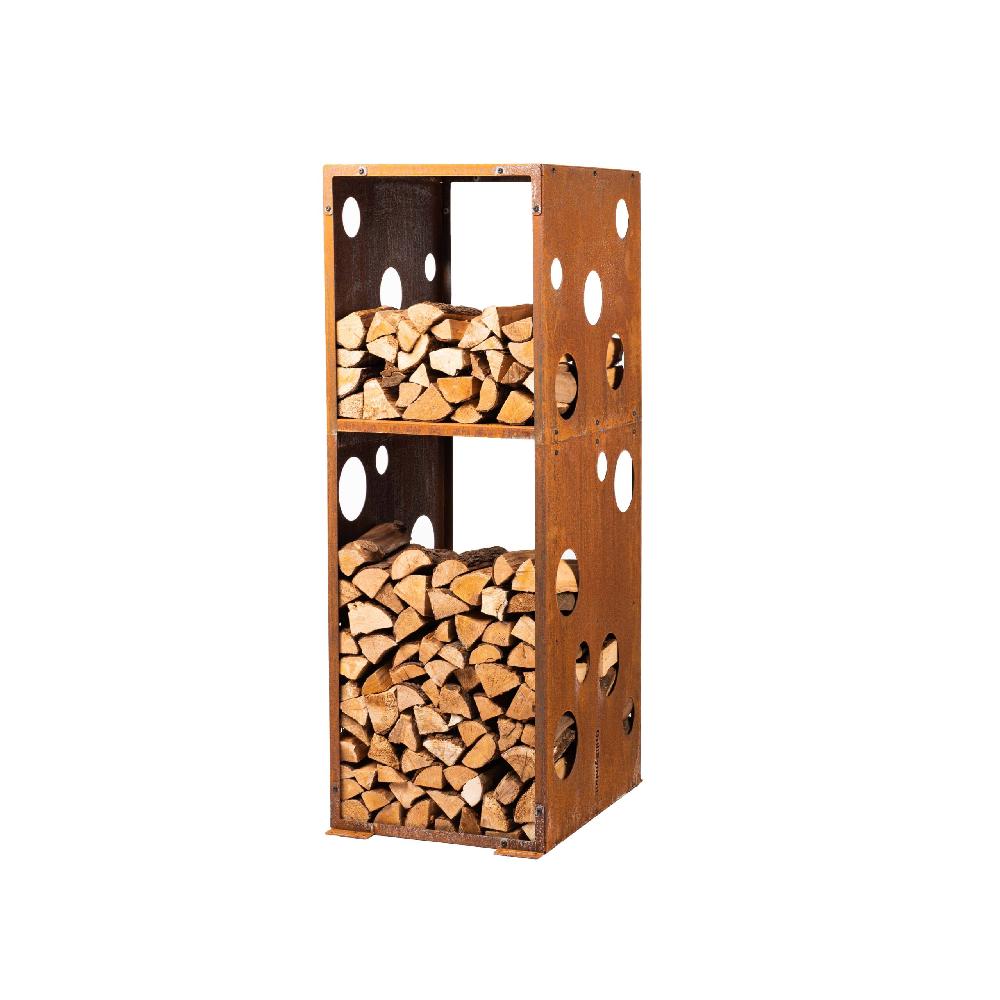 Grillsymbol GrillSymbol Corten Steel Firewood Rack WoodStock-XL 60*74*170 Cm