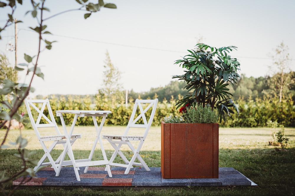 grillsymbol GrillSymbol Corten Steel Planter Clara XXL