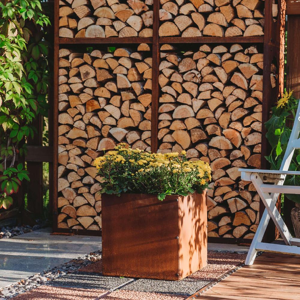 grillsymbol GrillSymbol Corten Steel Planter Fiora M