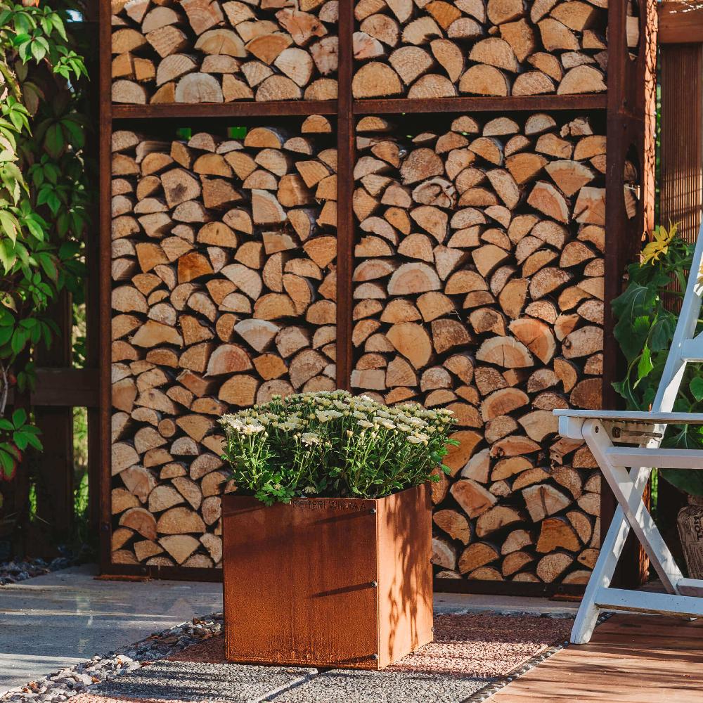 grillsymbol GrillSymbol Corten Steel Planter Fiora S