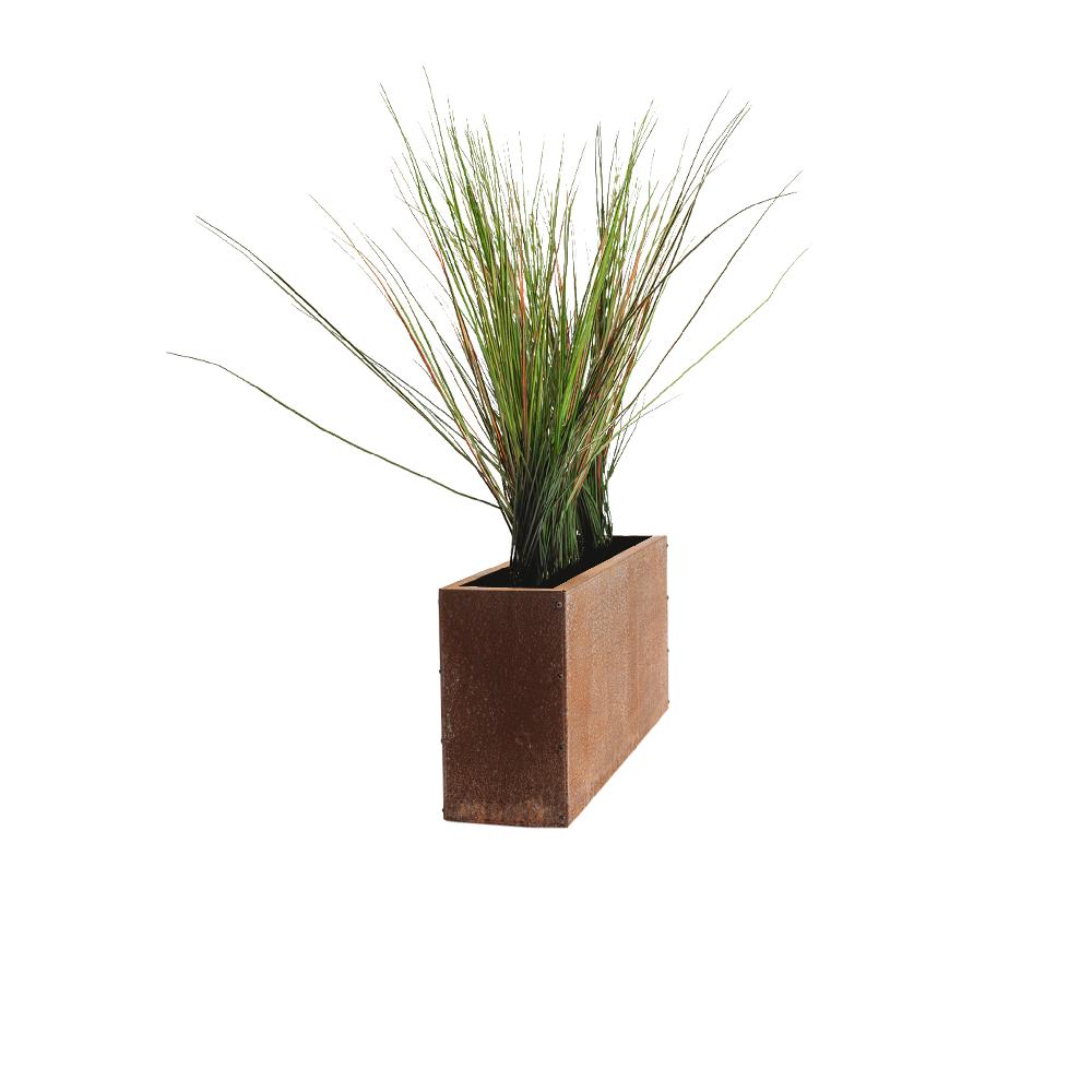 Grillsymbol GrillSymbol Corten Steel Planter Lilly-S 100x22x40 Cm