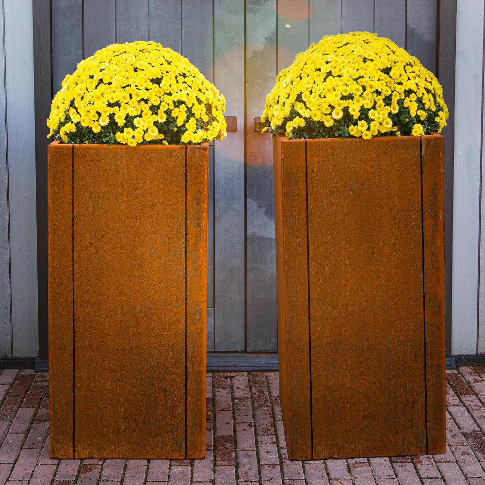 Grillsymbol GrillSymbol Corten Steel Planter Manhattan