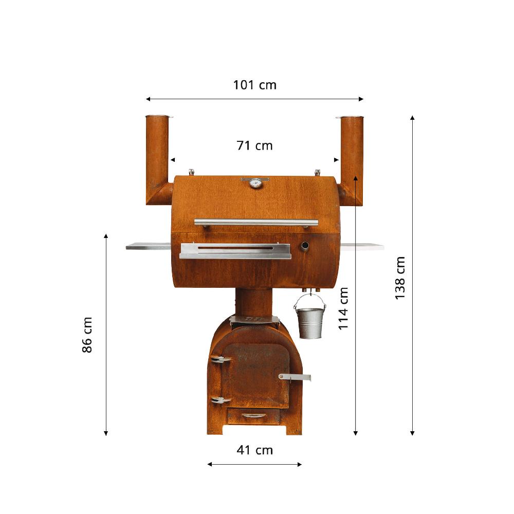 Grillsymbol GrillSymbol BBQ Smoker Smoky Beast