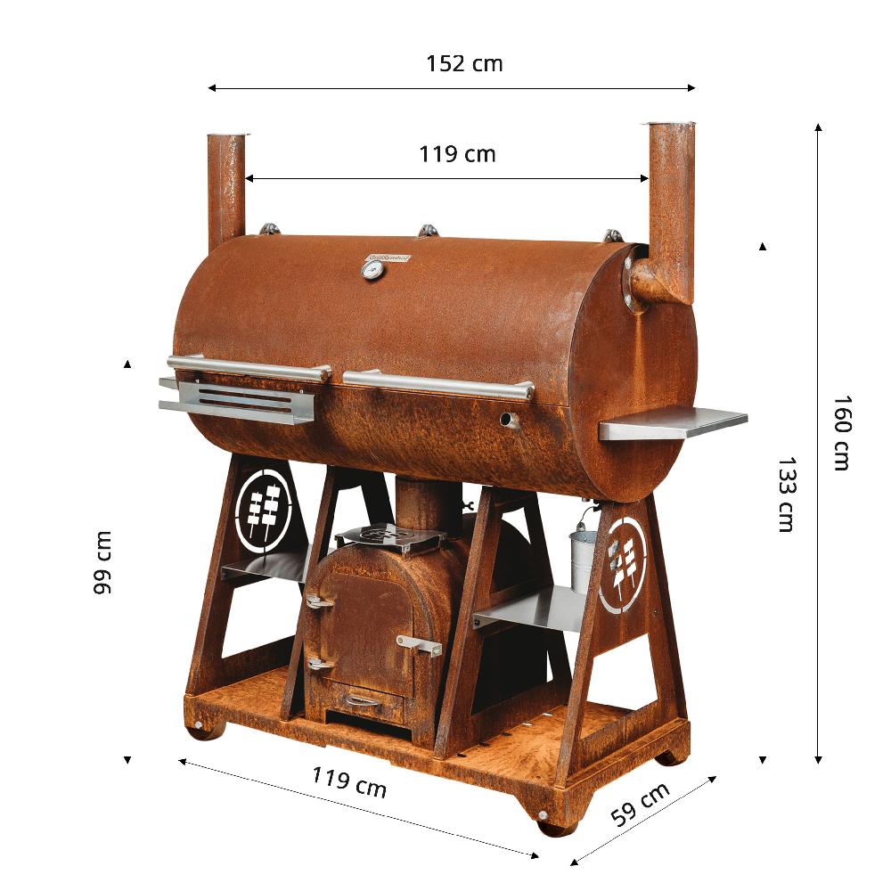 grillsymbol GrillSymbol BBQ Smoker Smoky Beast XL