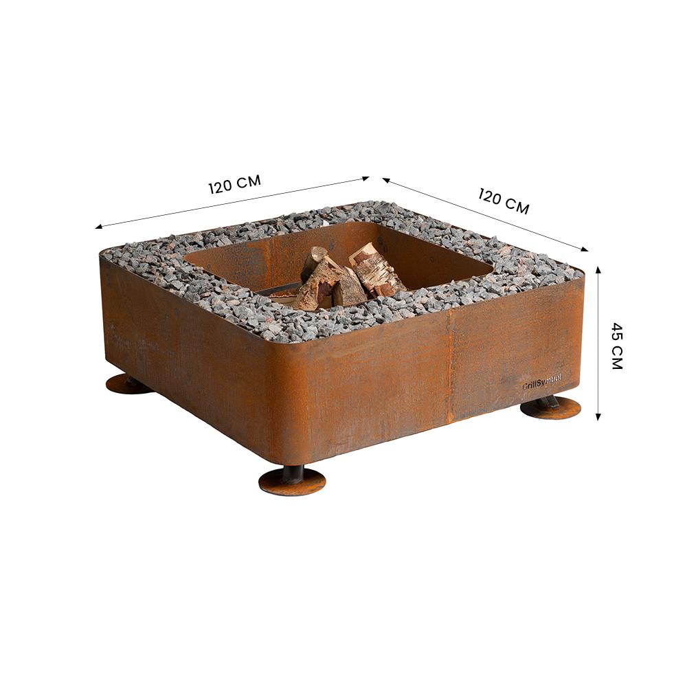 Grillsymbol GrillSymbol Corten Steel Fire Pit Fogo