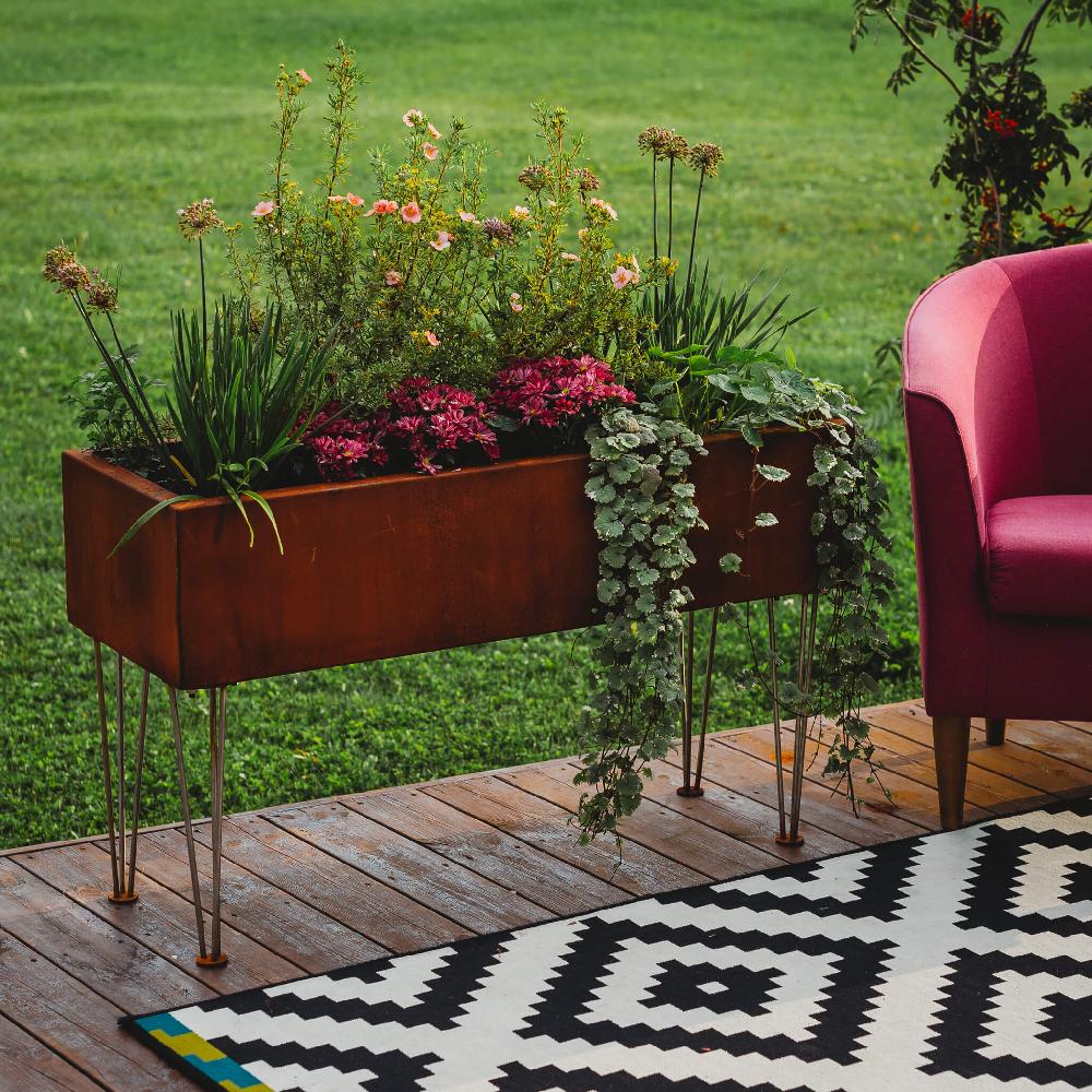 grillsymbol GrillSymbol Corten Steel Freja Planter