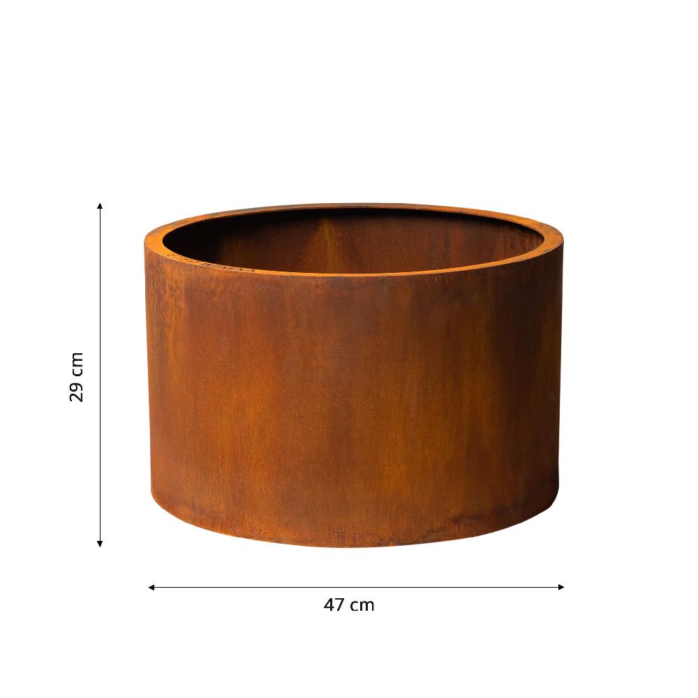 Grillsymbol GrillSymbol Corten Steel Planter Mia-S