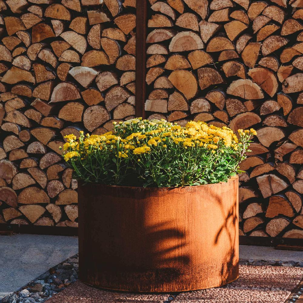 grillsymbol GrillSymbol Corten Steel Planter Mia-S