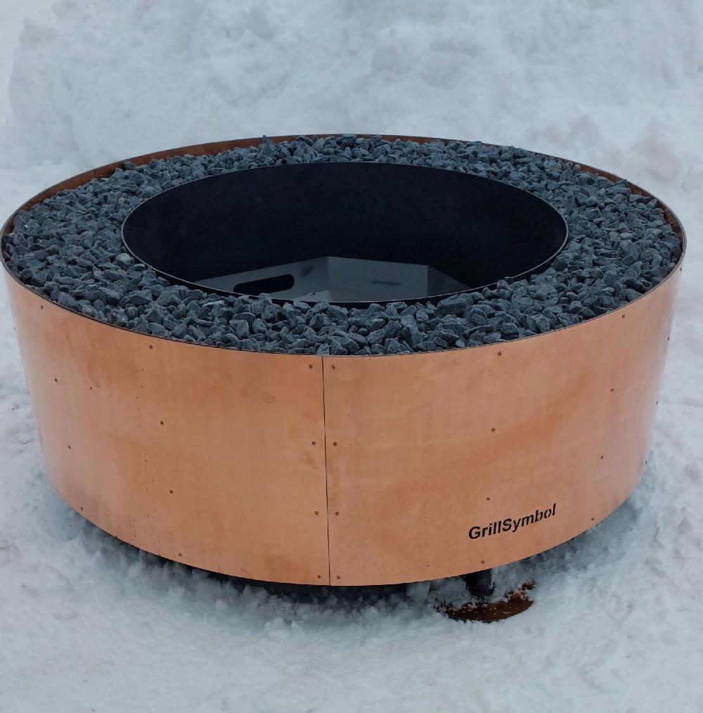 grillsymbol GrillSymbol Fire Pit Luna Copper