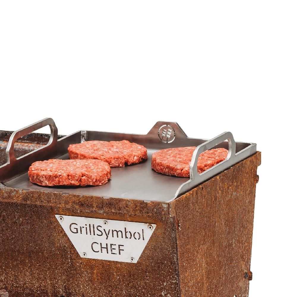 Grillsymbol GrillSymbol Plancha Inox 28 X 34 Cm