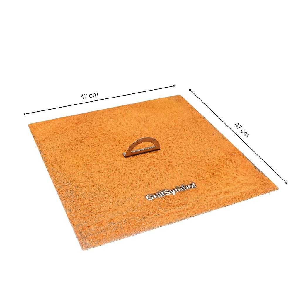 grillsymbol GrillSymbol Lid for Fire Pit 50 x 50 cm