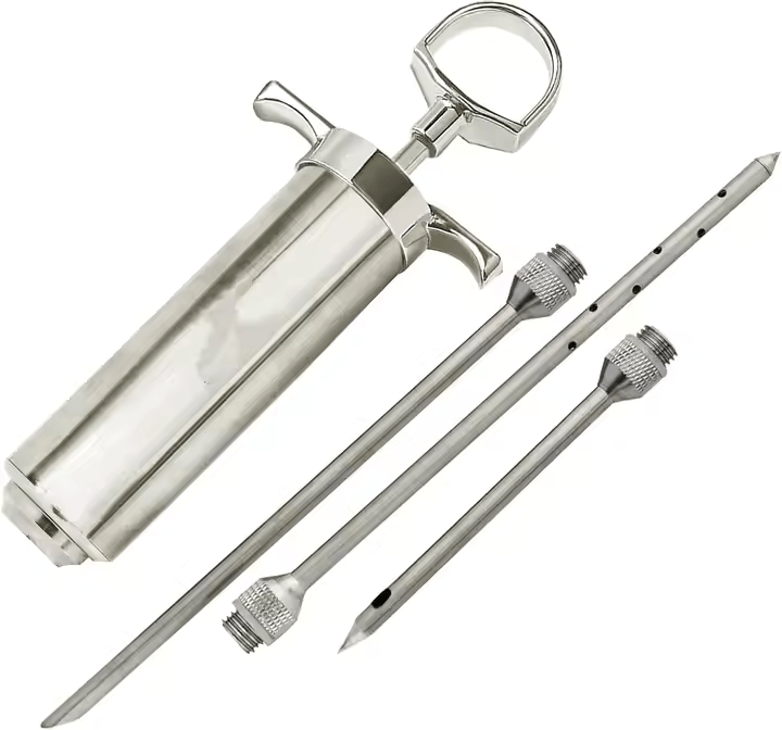 grillsymbol GrillSymbol Meat Injector + 3 Needles (Wing Design)