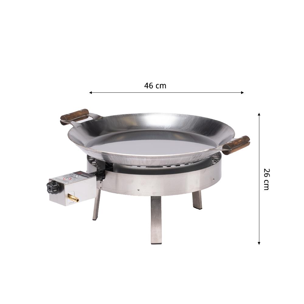 grillsymbol GrillSymbol Paella Cooking Set PRO-460 inox ø 46 cm