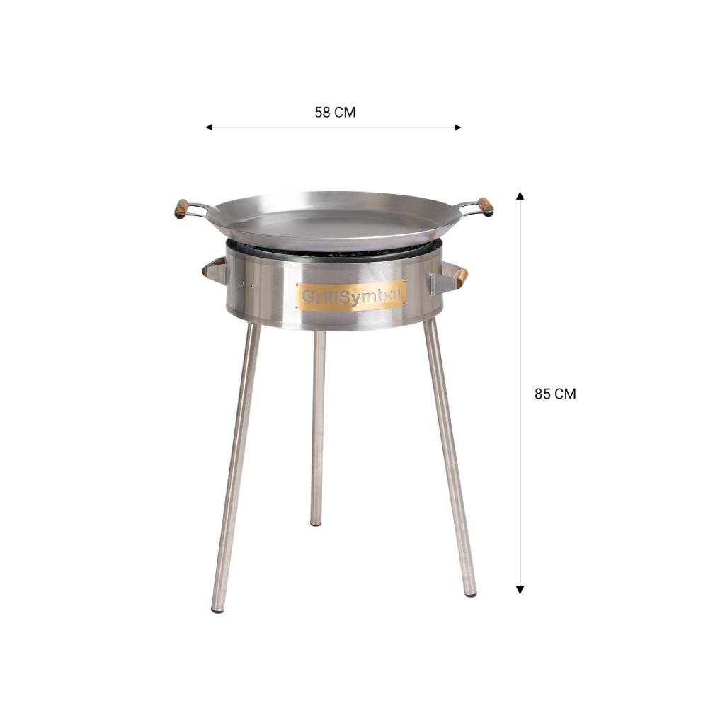 grillsymbol GrillSymbol Paella Cooking Set PRO-580 ø 58 cm