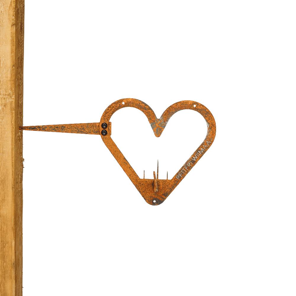 Grillsymbol Petteri Wiimaa Bird Feeder Heart 1=2