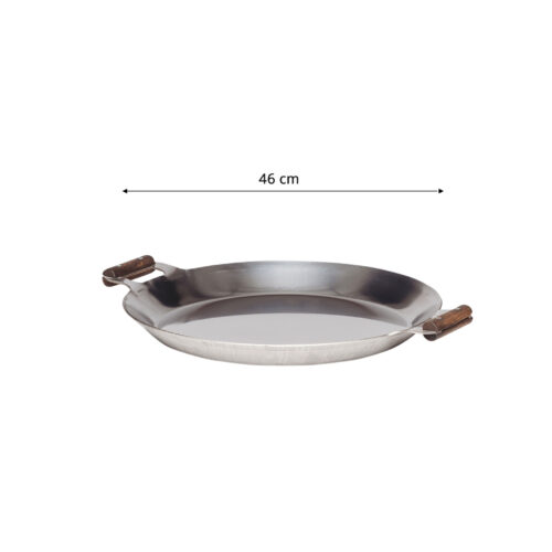 grillsymbol GrillSymbol Stainless Steel Paella Pan FP-460 inox ø 46 cm