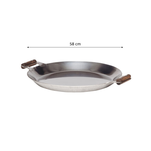 grillsymbol GrillSymbol Stainless Steel Paella Pan FP-580 inox ø 58