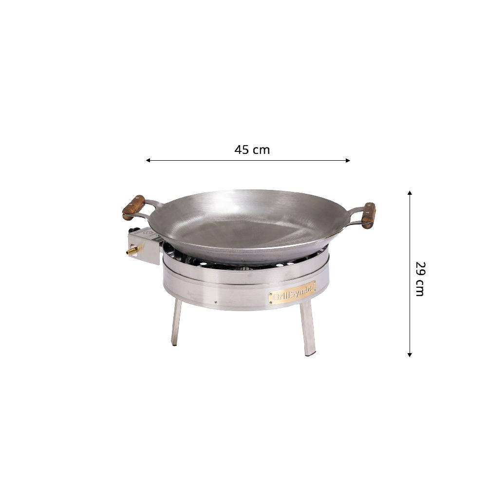 grillsymbol GrillSymbol Wok Burner Set PRO-450 ø 45 cm